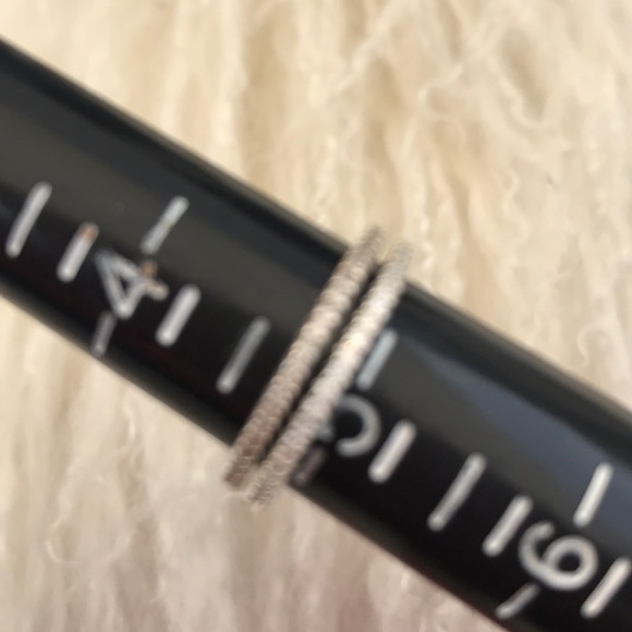 Silpada double sparkle rings 💍 size 5 new - Picture 2 of 5